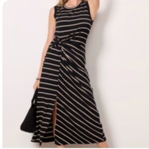 Evereve Gemma striped dress M